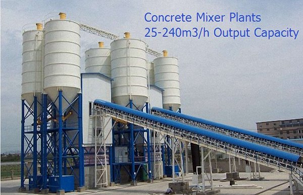 concrete mixer plants