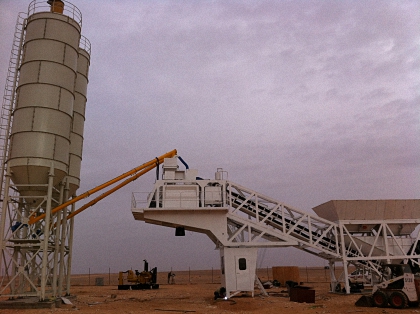 Mobile Concrete Batch Plant