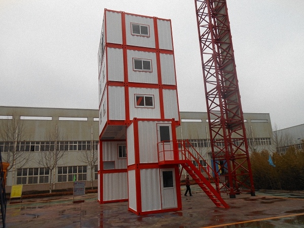 Container type concrete batching plant