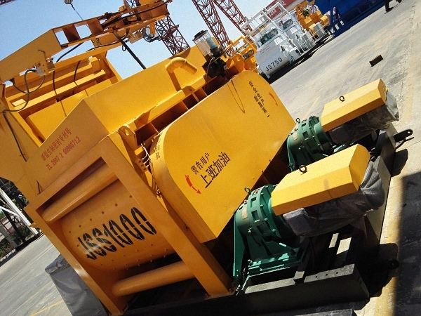 twin shaft concrete mixer