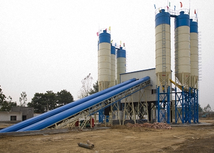 central mix concrete batching plant