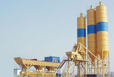 skip hoist type batching plant