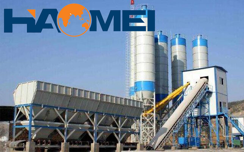 HZS120 concrete batching plant