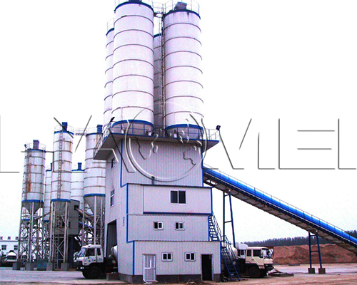 A 240m3 concrete batching plant
