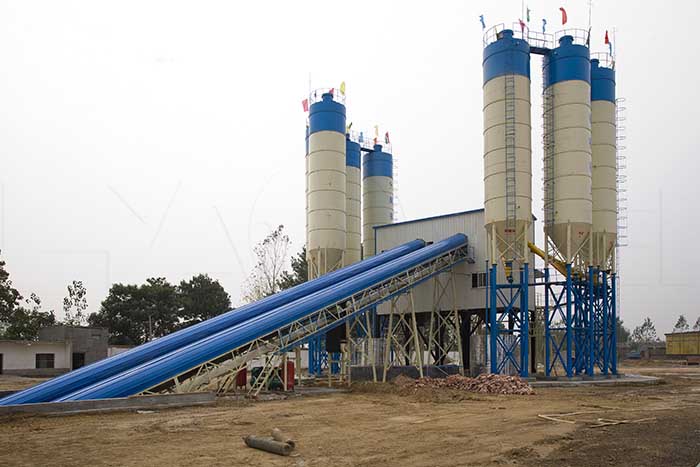 stationary concrete plant