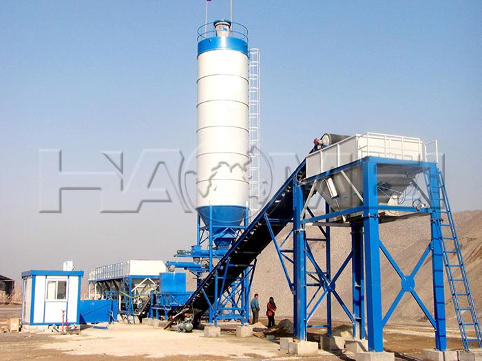 truck mounted concrete batching plant
